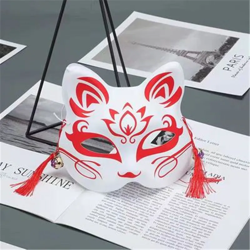 Полумаска для кошек и Лис в японском стиле |