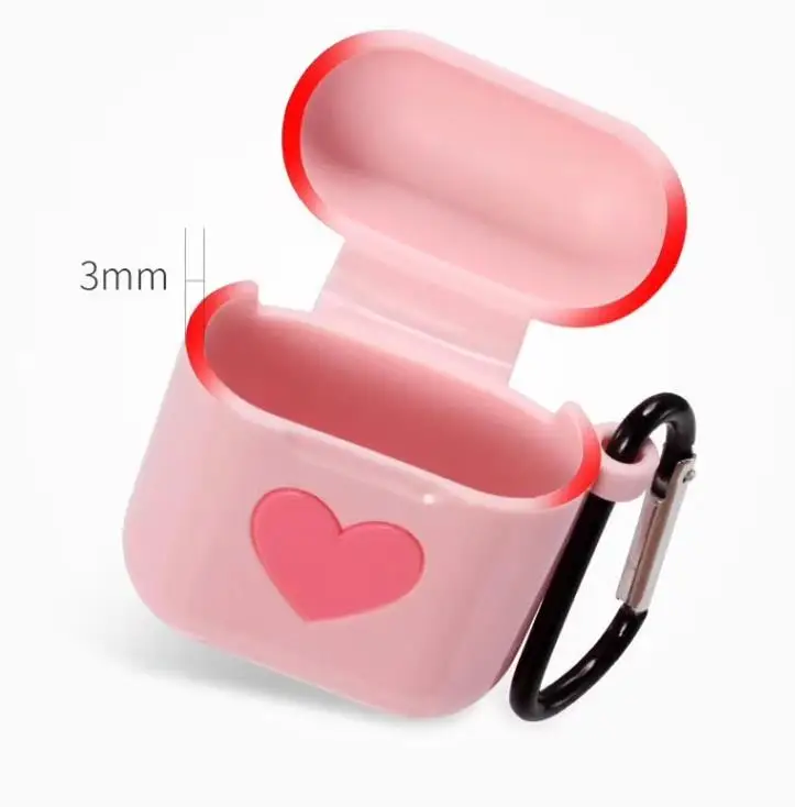 Модный силиконовый чехол для беспроводных наушников Apple AirPods | Дом и сад