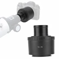 lens adapter aluminium alloy t2 fx 1 25inch telescope fit for fujifilm fx mount dslr cameras adapter ring cameras accessories