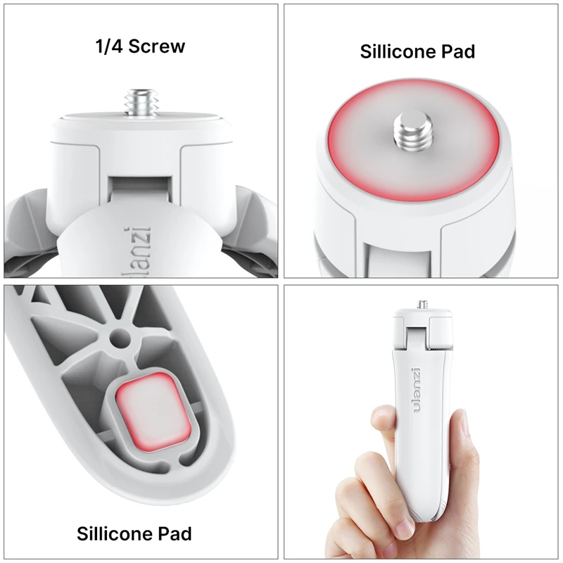 Мини-Трипод для смартфона Ulanzi MT-10 белый Трипод стабилизации Zhiyun Smooth XS штатив