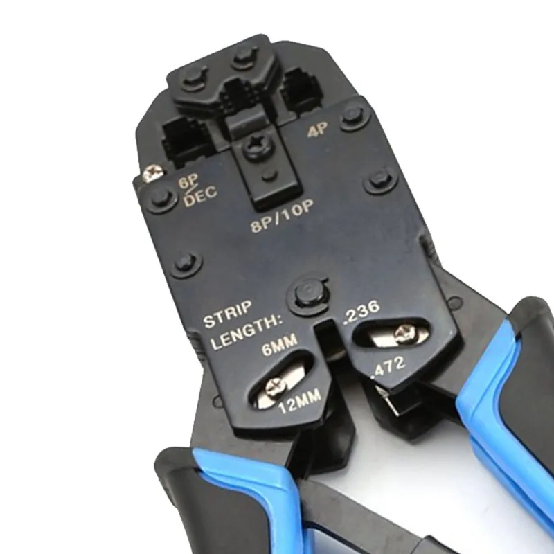 Обжимные клещи Rj45 для кабелей 10P10C/8P8C/RJ-45/6P6C/RJ-12/6P4C/RJ-11/4P4C |