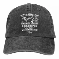 unisex lung cancer awareness 5 vintage washed twill baseball cap adjustable hats funny humor irony graphics of adult gift black