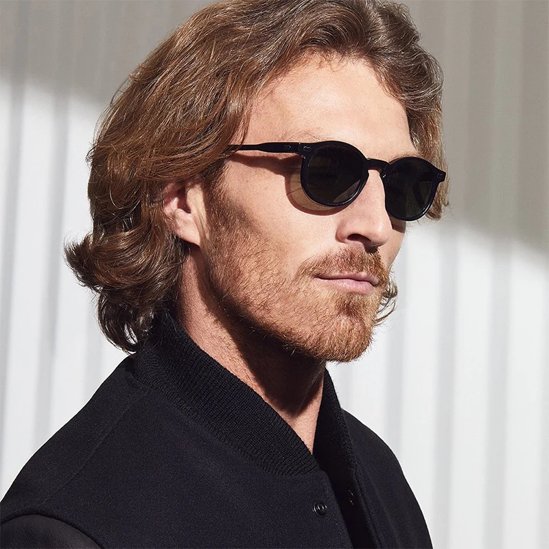 

Vintage Polarized Sunglasses Men Classical retro Brand Designer outdoor Driving Round acetate Fashion woman Sun Glasses