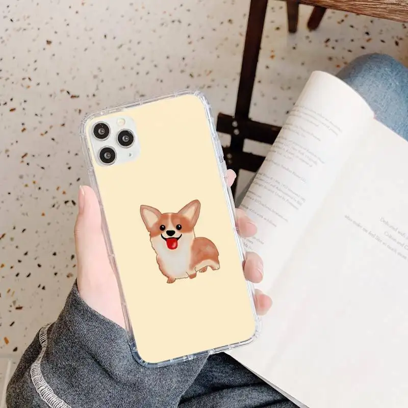 

welsh corgi pembroke Phone Case Transparent for iPhone 11 12 mini pro XS MAX 8 7 6 6S Plus X 5S SE 2020 XR