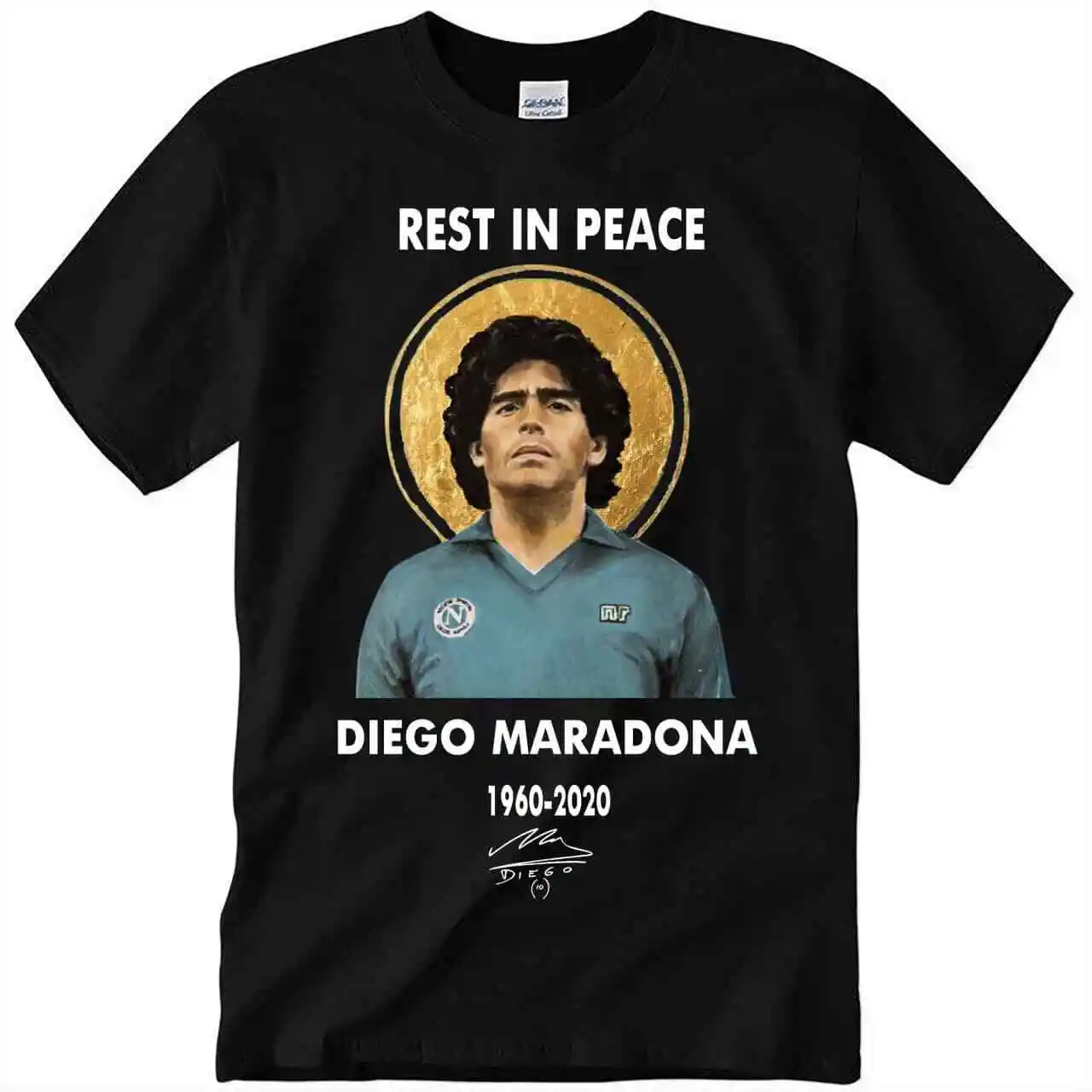

Hand Of God Commemorate Creative Printing DIEGO MARADONA NAPOLIRest In Peace 1960-2021 Soccer Legend Size S-3XL t-shirt
