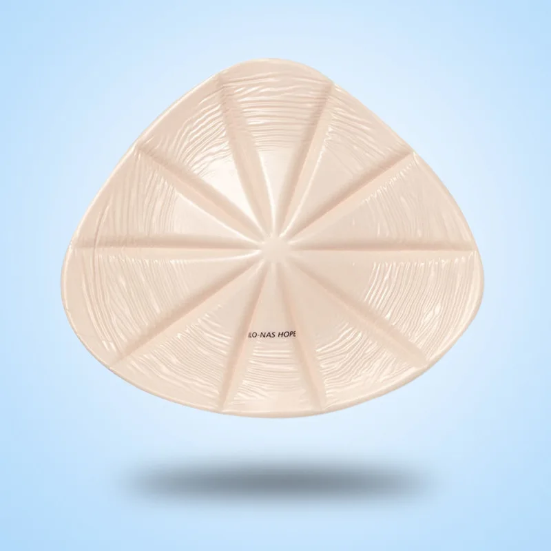 Quality Silicone Breast Form Artificial Silicone Fake Breast Protheses Real Soft Touch Feeling Triangle Fake Chest