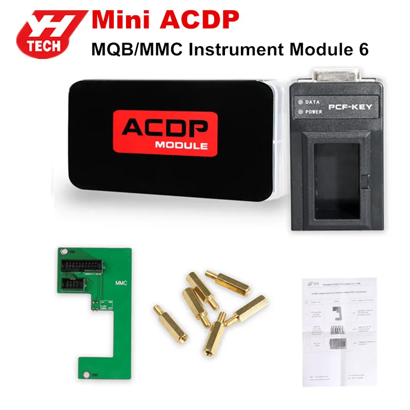 Yanhua Mini ACDP MQB/MMC приборный модуль 6 IMMO Регулировка Новый адаптер PCF-key