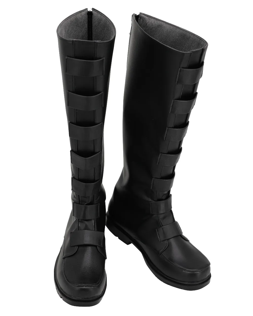 Star Cosplay Shoes Boots Jedi Master Qui Gon jinn Adult Black Halloween Costume Custom Made | Тематическая одежда и