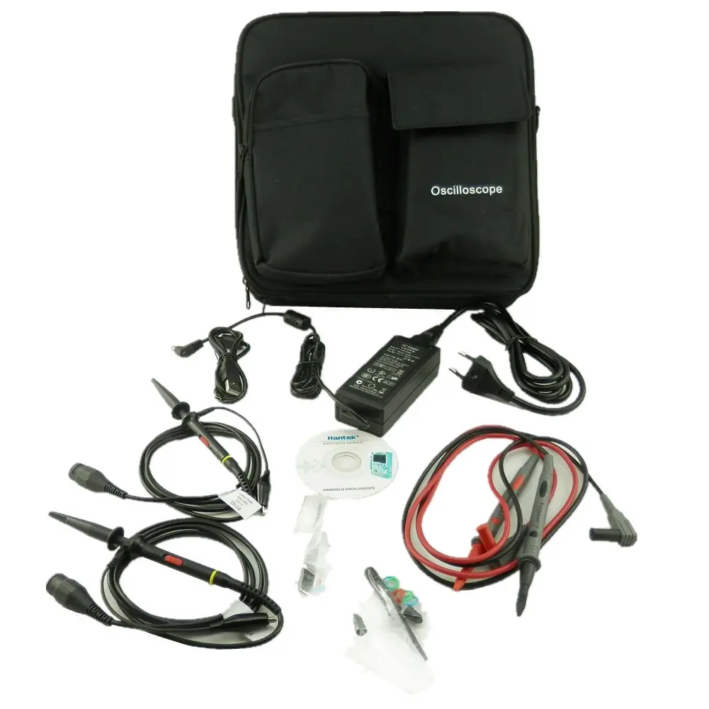 Hantek DSO1202S цифровой Multitester с 200 МГц 1GSa/s 1 м аналоговый Осциллограф 2 канала ручной