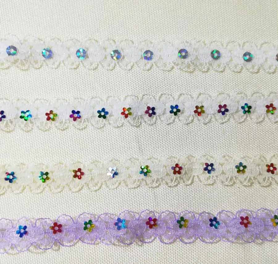 1 м новейшая Серебряная Золотая кружевная ткань гипюровые ленты кружевные с