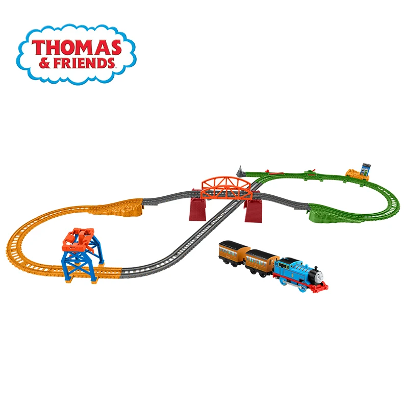 

Original Thomas and Friends Train Track Toy for Children Trackmaster Series Adventure Train Railway Kids Toys Boys Birthday Gift