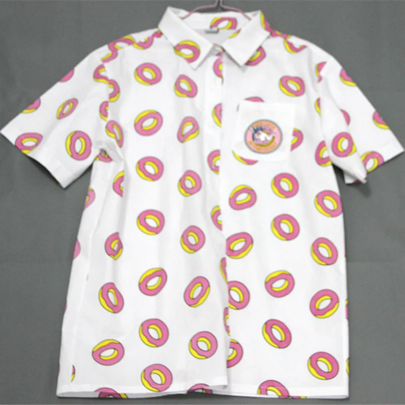 

Kpop Bangtan Boys Fashion Suga Somi Same Style Donut T Shirts Unisex Summer Women Men Tshirt Tops Cotton Shirts Outwear