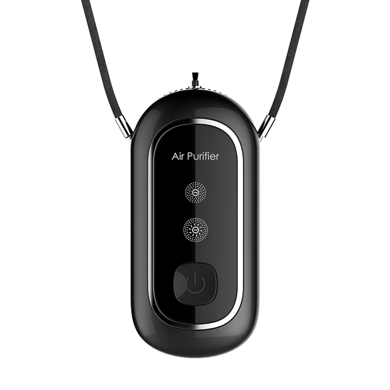 Fashionable Personal Wearable Mini Portable Built-In Fan 160 Million Negative Ion Generator Hanging Neck Purifier | Бытовая техника