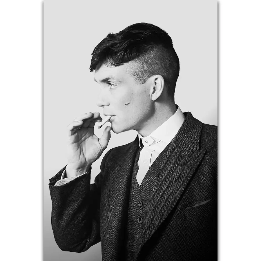MQ3497 Peaky Blinders Cillian Murphy США ТВ-шоу Серии художественный плакат Шелковый Холст украшение дома стены комнаты картина печать - Цвет: Picture 003