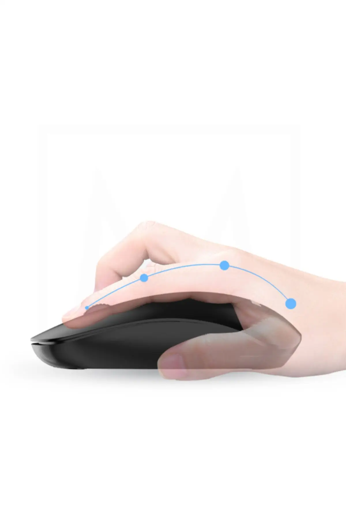 Black Wireless Optical Bluetooth mouse for Apple Macbook air Xiaomi Macbook Pro rechargeable mouse Huawei Matebook for computer