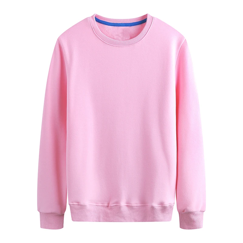 Pink YOTEE трендовый худи свитшоты осень зима круглый вырез на заказ длинный рукав женская и мужская Спортивная рубашка - Цвет: Pink