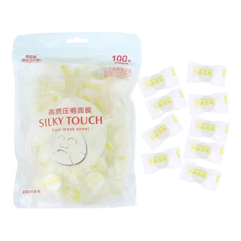 

Нетканая маска для лица, одноразовые маски, листы, таблетки, сделай сам, уход за кожей