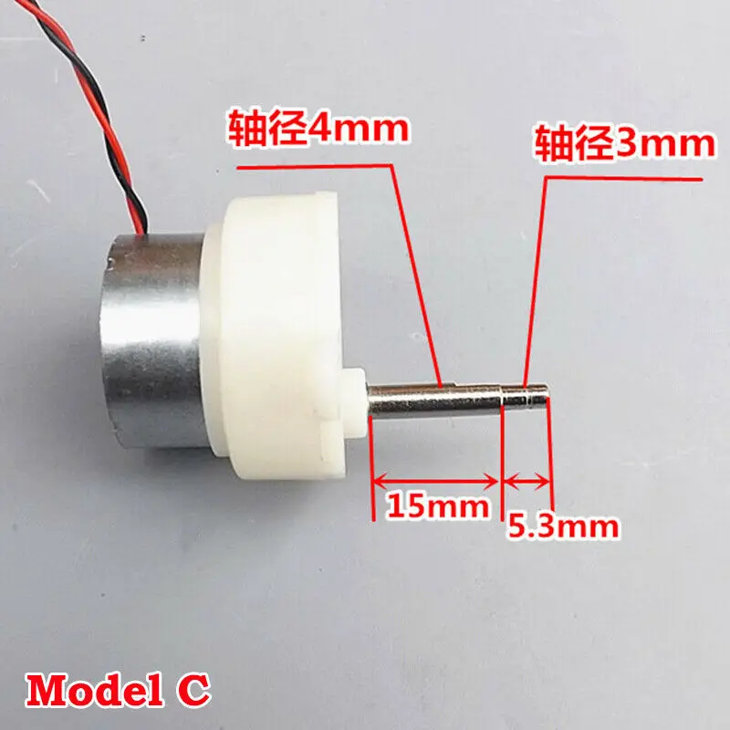 DC 3в 9в 5В 6В 7об/мин редуктор медленной скорости Micro Mini 300 Turbo червячный двигатель 32