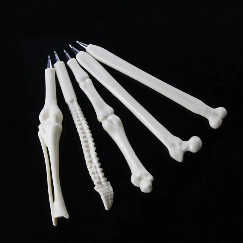 500 шт. Новинка Шариковая ручка Форма кость канцелярский подарок для студента