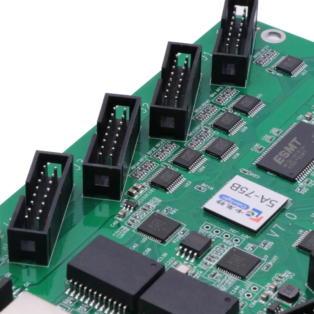 Цветной свет 5A 75B светодиодный дисплей приемник для синхронного полноцветного