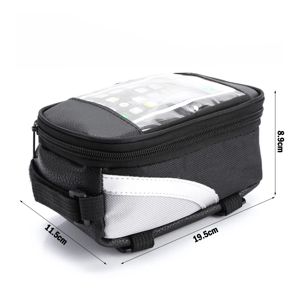 

Cycling Bag Bicycle Bike Head Tube Handlebar Cell Mobile Phone Cover Case Holder Screen Phone Mount Bags Case With Touch Screen