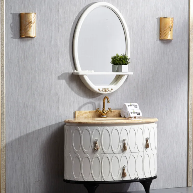 Мраморный шкаф для ванной комнаты античный деревянный шкафчик низкая цена