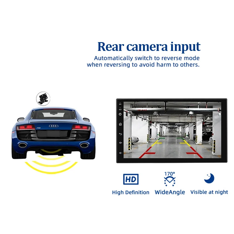 1 Din Android 9 автомобильное стерео радио 7 дюймов 4-ядерный GPS Navi WIFI Bluetooth аудио