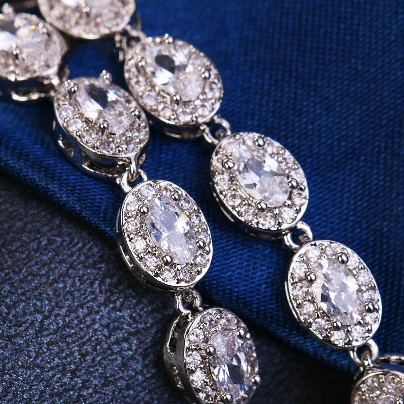 

Ekopdee New Arrival Classic Tennis Bracelet For Women Top Quality Charm Cubic Zirconia Bracelets Female Jewelry Birthday Gift