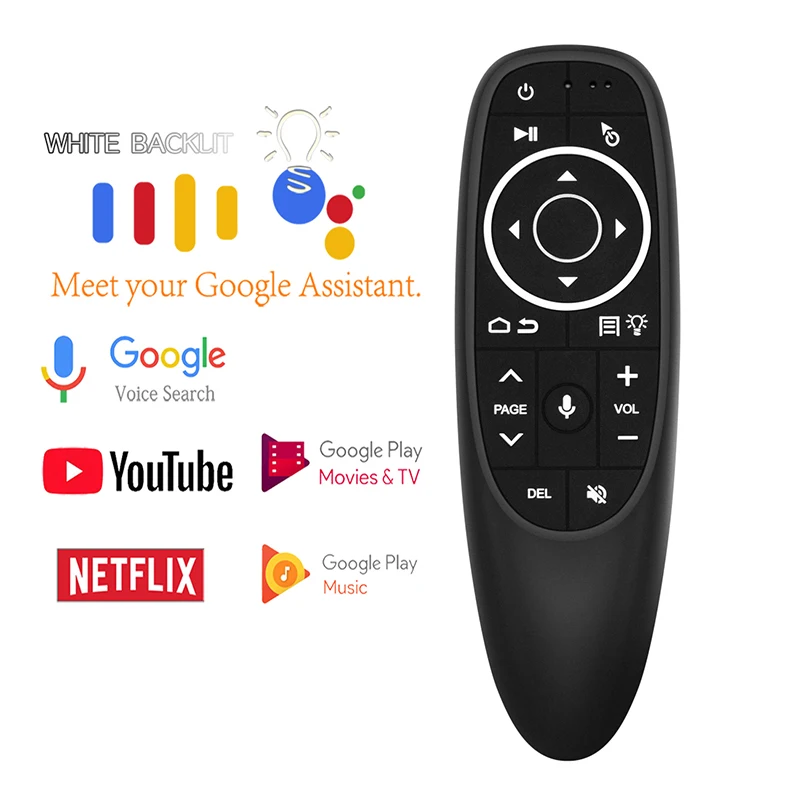 

Remote Control G10 Voice universal 2.4G Wireless Air Mouse Microphone Gyroscope IR Learning for Android tv box H96 Max X96 mini