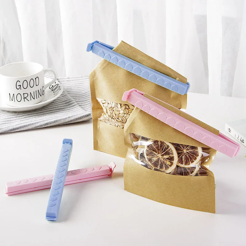 Распродажа зажимы для пищевых продуктов в виде чипсов однотонные герметизации