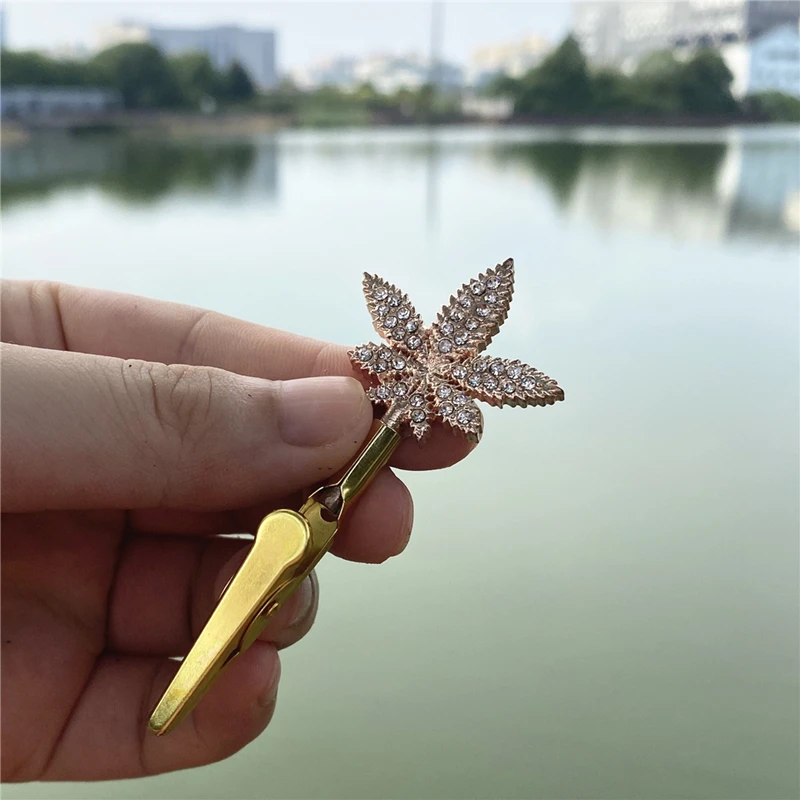 Дизайн листьев для курения эргономичный зажим тупые ручки банкомата зажимы