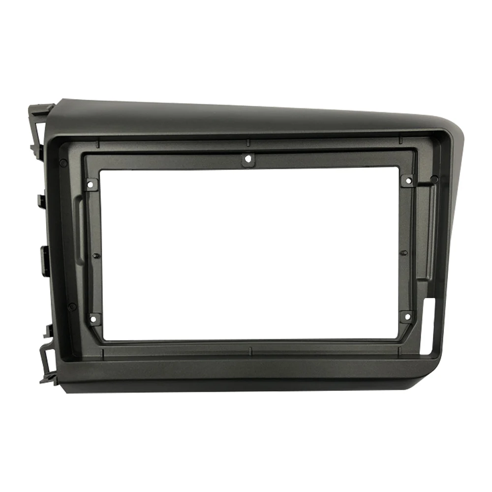 

BYNCG Car 2DIN CD/DVD GPS Navigation Fascia Frame Adapter For Honda Civic 12-15 9" Audi Dash Panel Frame Installation Trim Kit