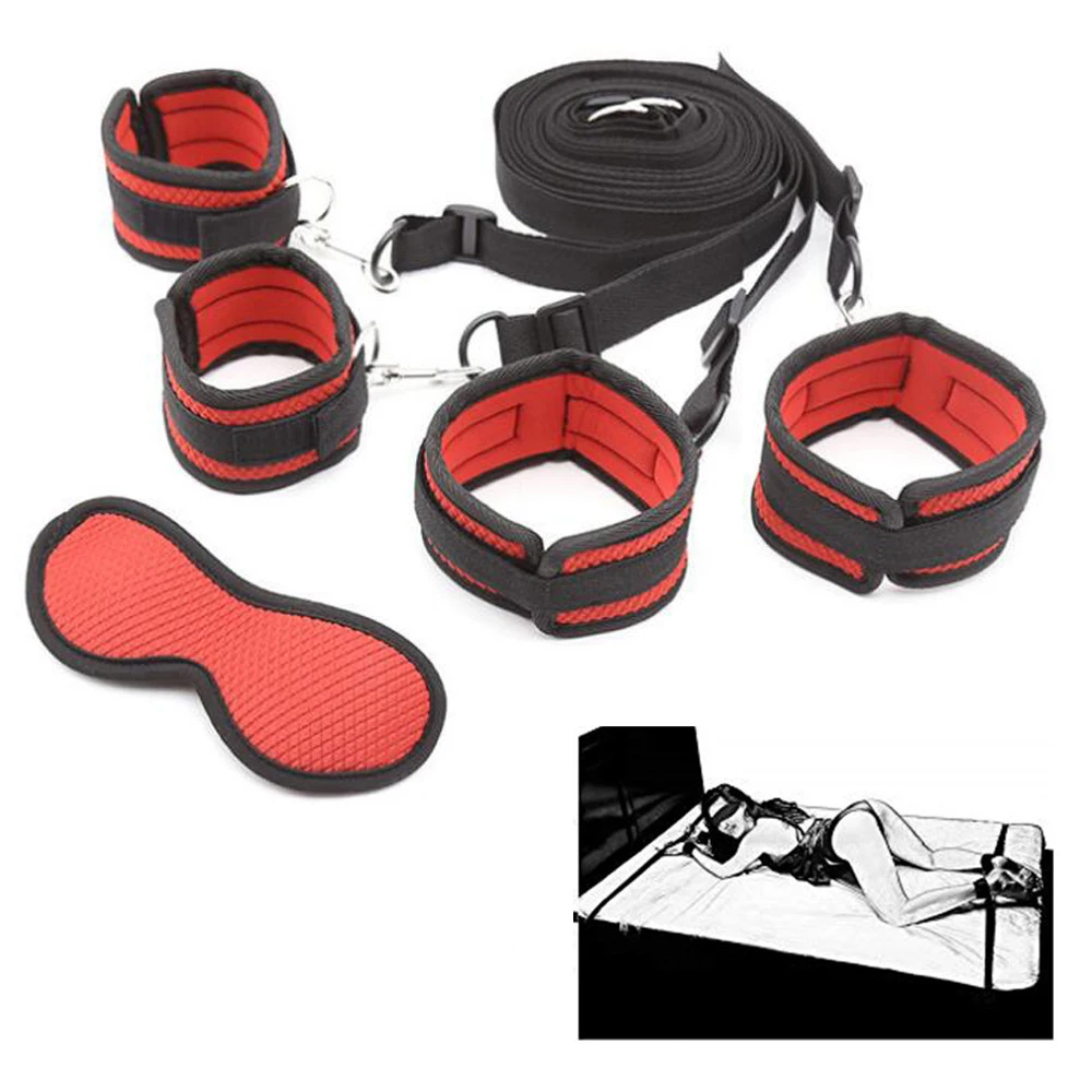 

Секс-игрушки для женщин для пар ремень под кроватью БДСМ бондаж ограничитель Фетиш игры для взрослых наручники манжеты на лодыжку товары дл...