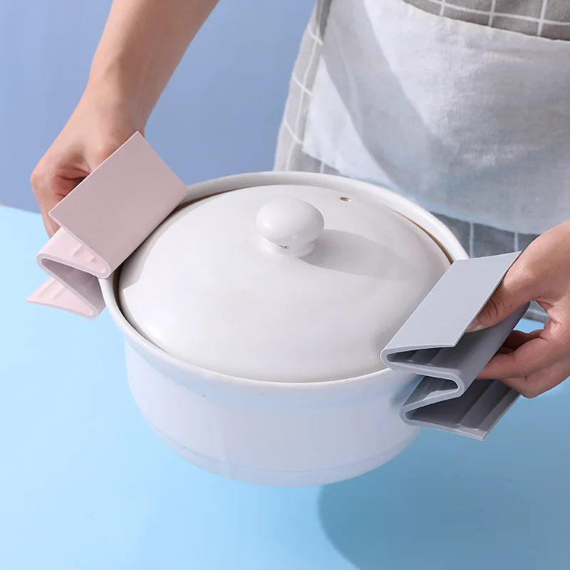 

Silica Gel Heat Resistant High-temperature Resistant Gloves Thickened Kitchen High-temperature Resistant Microwave Oven Insulate