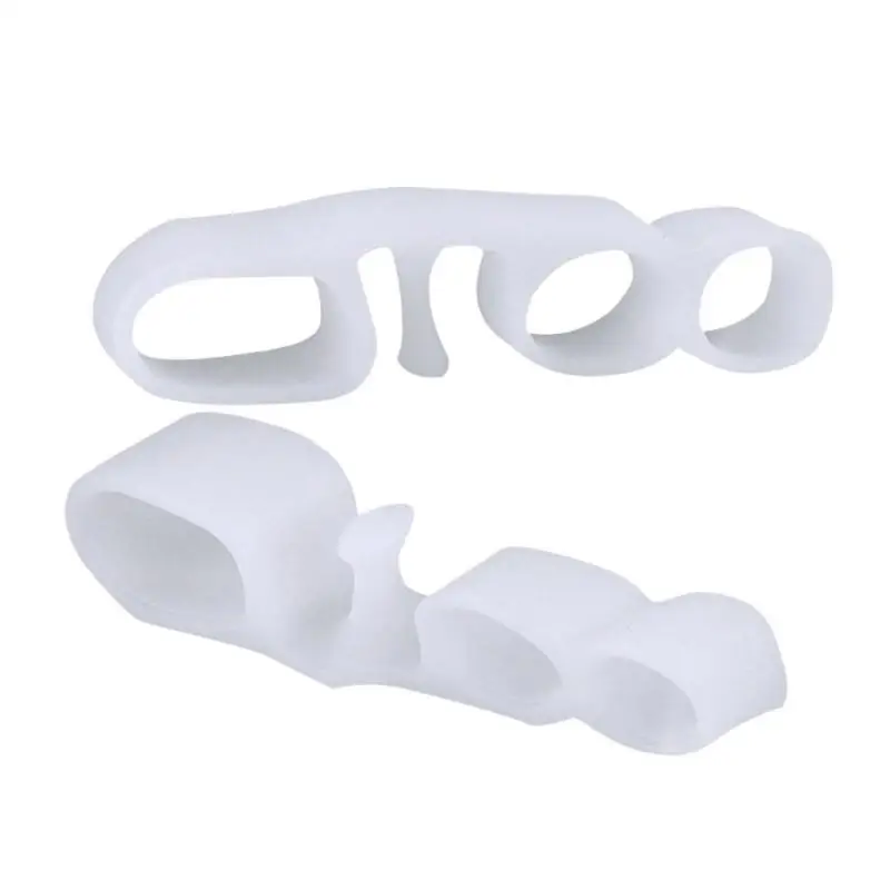

2PCS/Set SEBS Toes Separators Hallux Valgus Pedicure Corrector Flexible Finger Spacer For People Correction Foot Care Accessorie