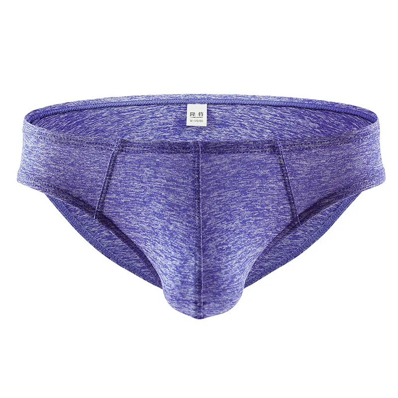 Трусы брифы мужские однотонные пикантное дышащее нижнее белье для взрослых с U