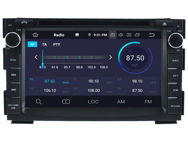 AVGOTOP Android 10 автомобильный DVD плеер для KIA CEED VENGA GPS Bluetooth головное устройство Navi
