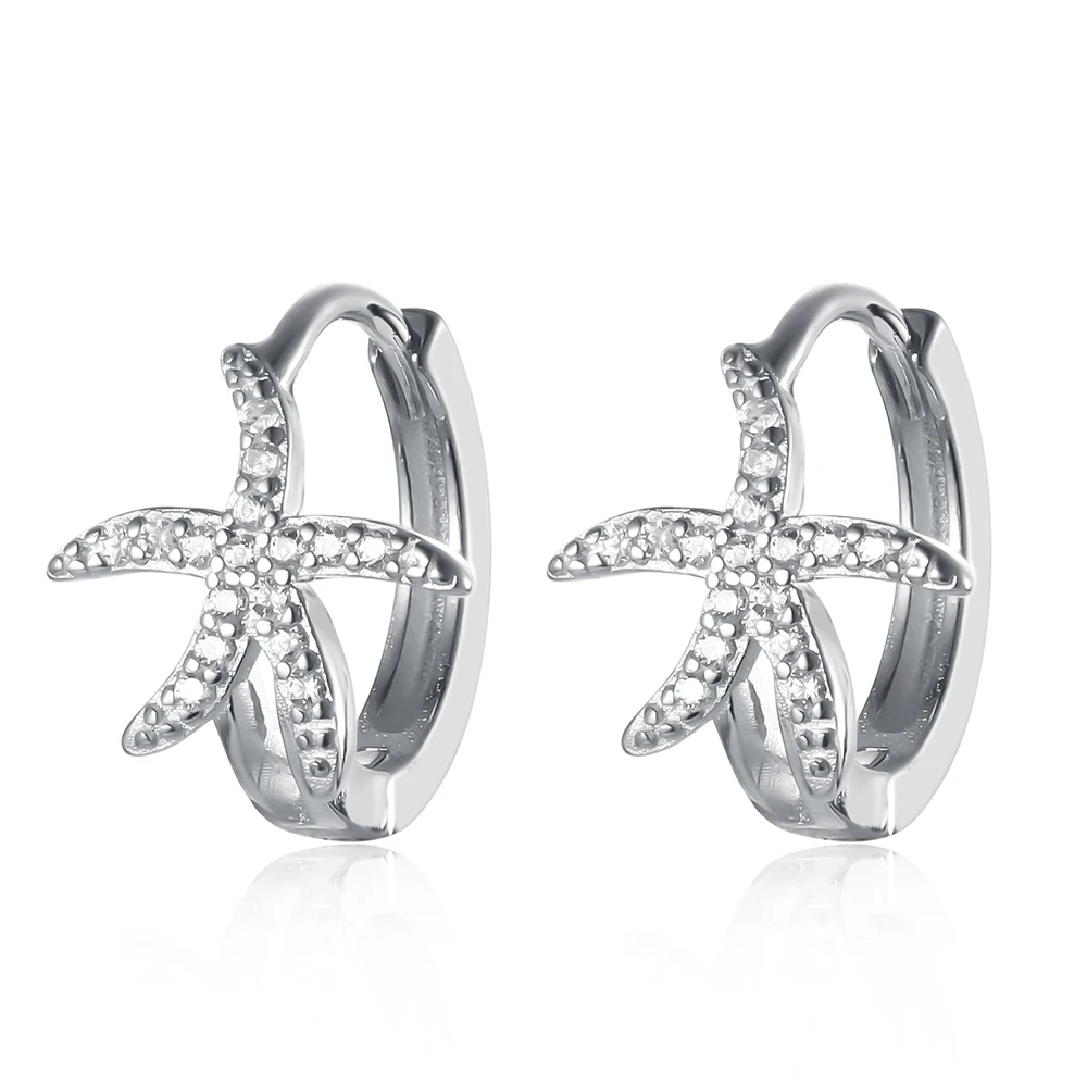 

Trendy Earrings for Women 2021 Small Hoop Earring Sterling Silver 925 CZ Cute Gold Star for Women Girl Fashion Ear Jewelry Gift