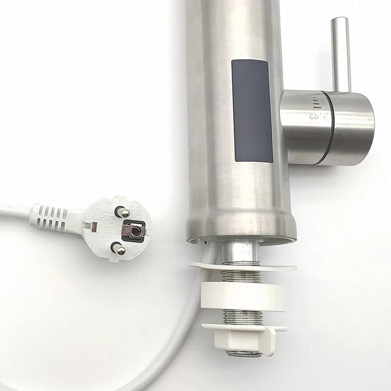 Электрический водонагреватель из нержавеющей стали для ванной и кухни