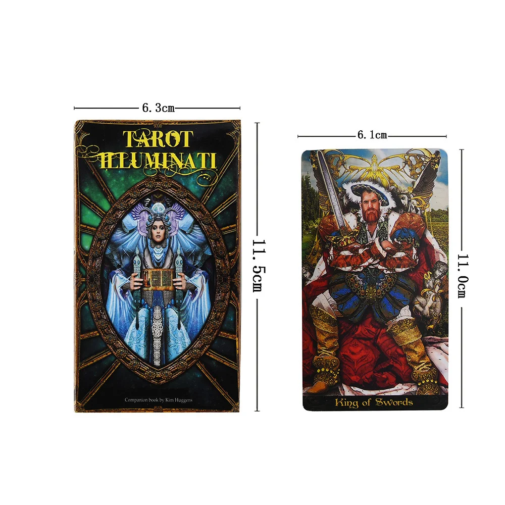 

Карты Таро Иллюминати настольная игра, карты Таро игрушки оракул Райдер Уэйт гадание пророчество покер подарок предсказание оракул