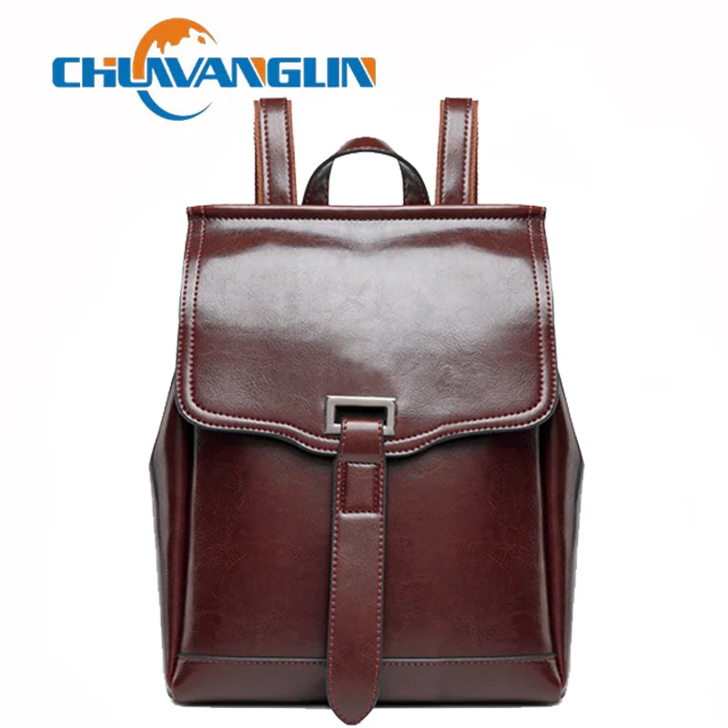 Винтажный рюкзак Chuwanglin Женская вместительная школьная сумка для девочек