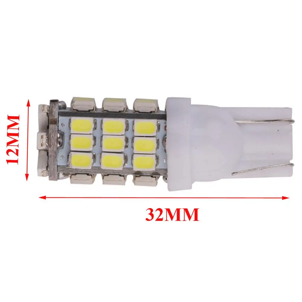 10 шт. светодиодсветодиодный лампы T10 W5W 921 светодиодные светильник пы 1206 SMD 42