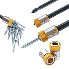 3,5-дюймовое кольцо для отвертки из алюминиевого сплава, мощный магнитный электрический шуруповерт, аксессуары для дрели, инструмент для намагничивания винтов