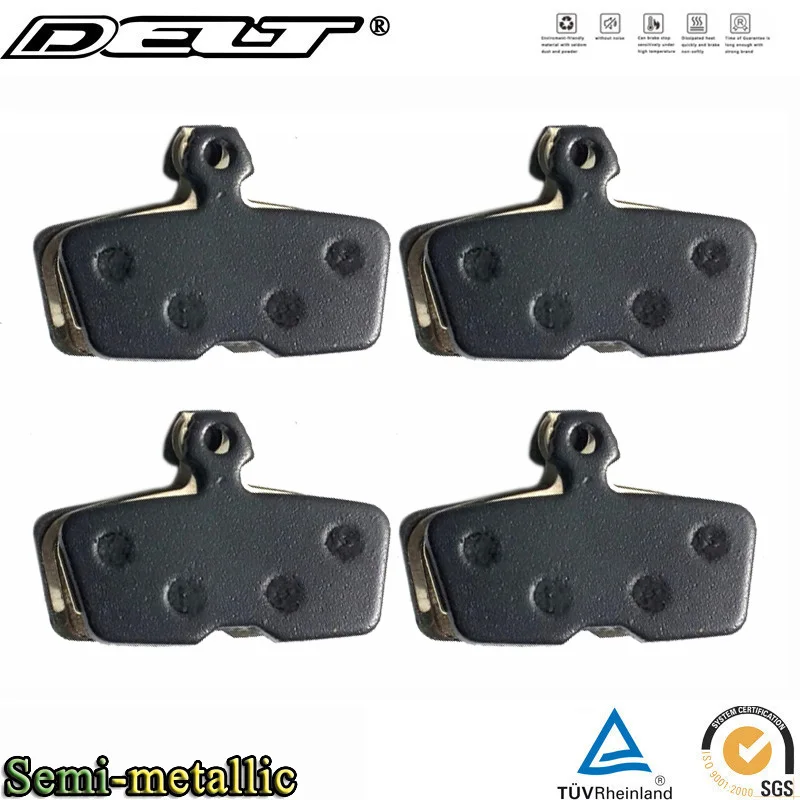 

4 Pair Bicycle Disc Brake Pad For SRAM AVID Code R 2011-2014 Hydraulic Semi-Metallic MTB Mountain Cycling E-BIKE Accessories