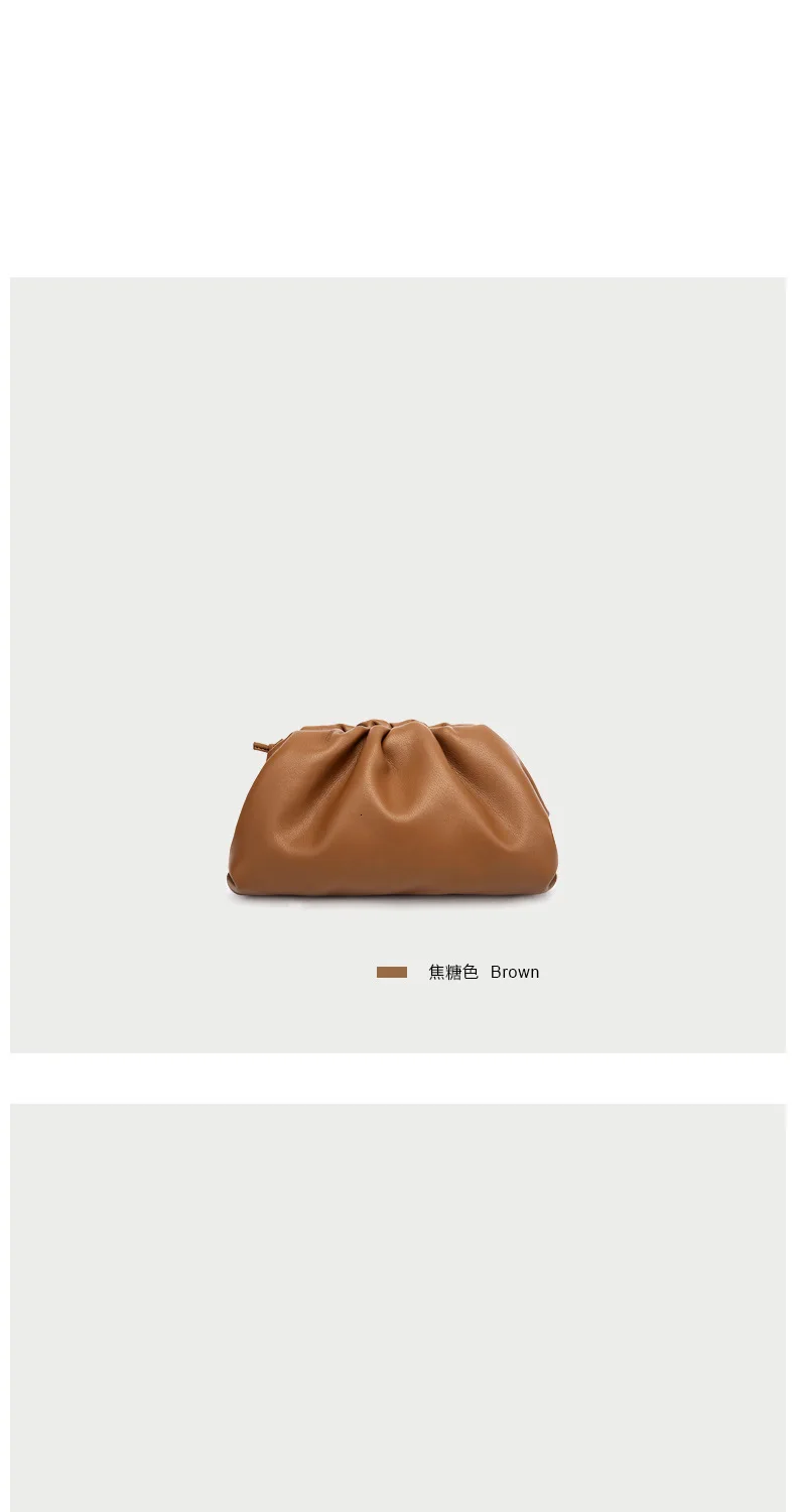 The Pouch Bag Day Clutch Soft Leather Hand Bag Dumpling Luxury Handbags Women Bags Designer Crossbody Bags For Female Michael