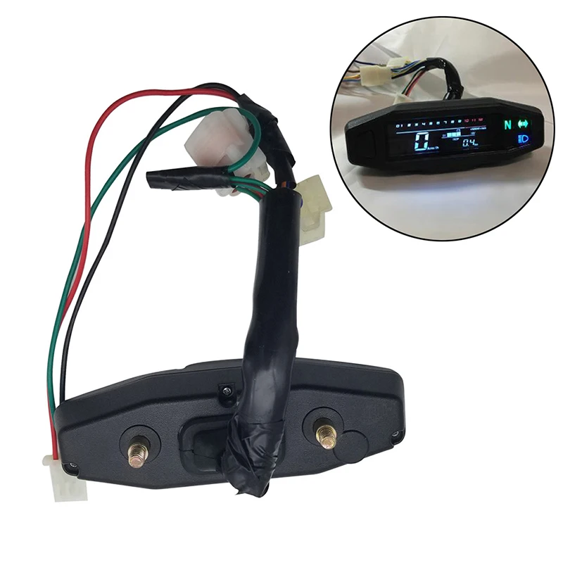 

New Motorcycle Lcd Speedometer Digital Odemeter Electric Injection And Carburetor Meter Fit For Russian Kr200