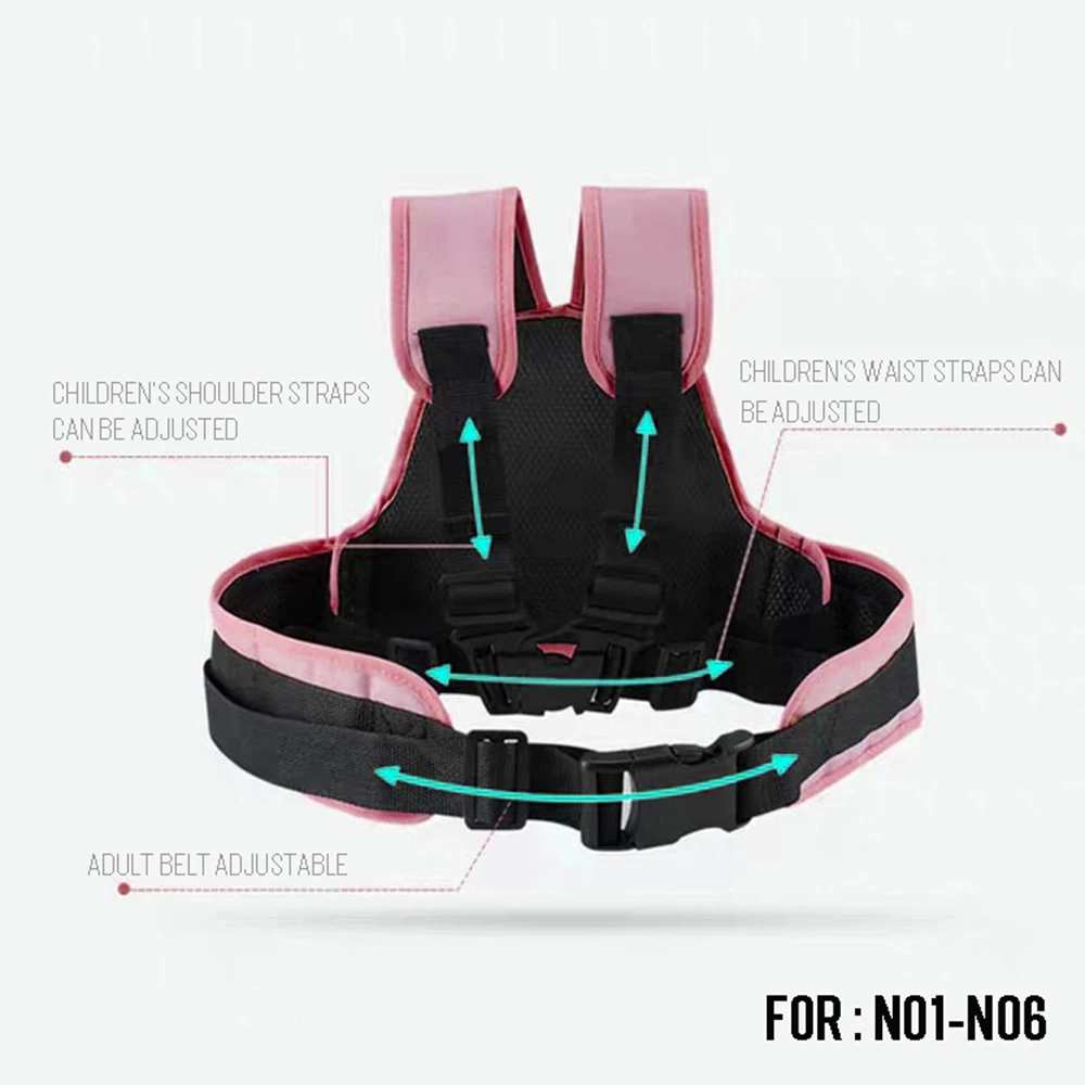 

Child Motorcycle Reflect protection belt motorbike back seat hold Safety Belt Electric Kids Riding Vehicle Safe Strap Vest