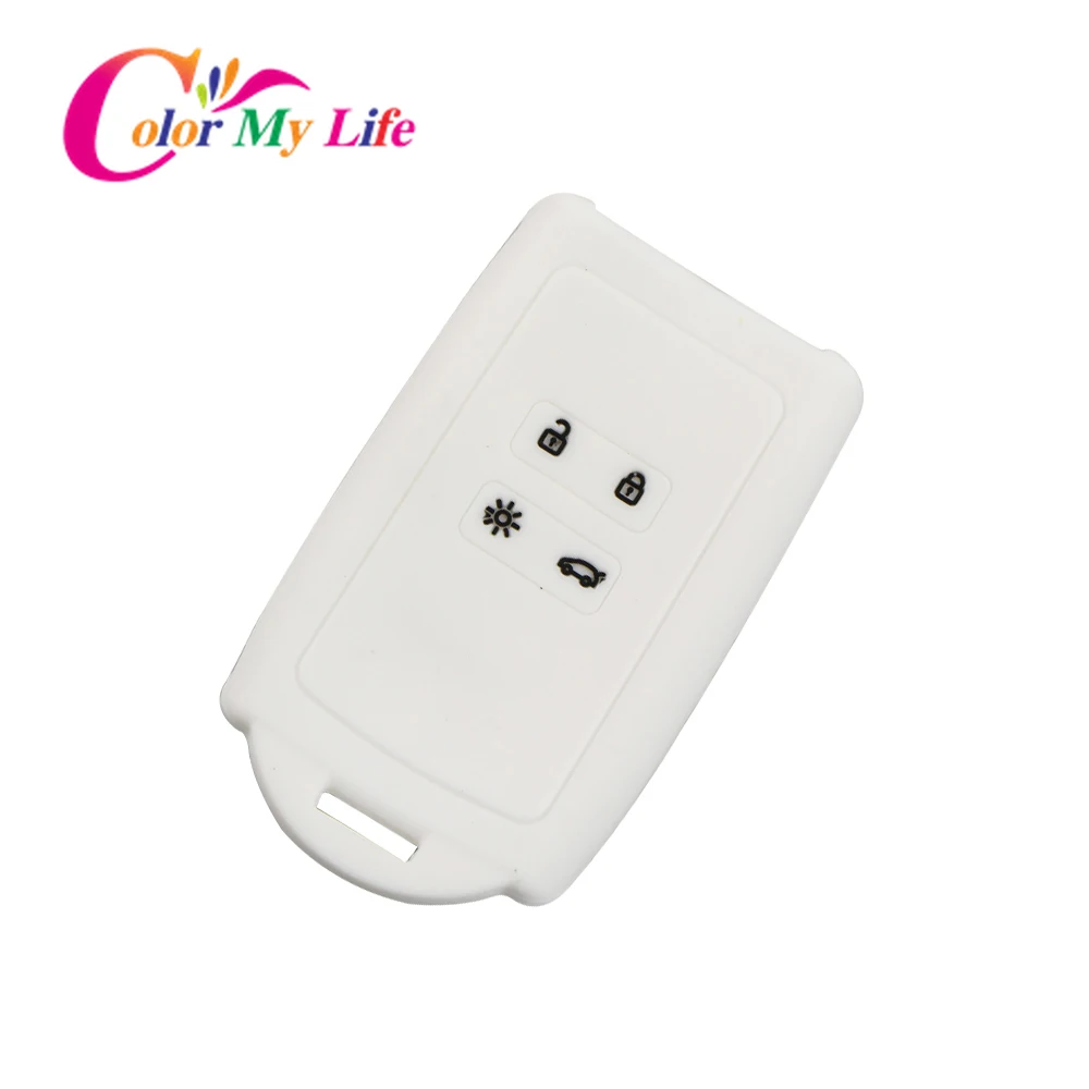 Цветной силиконовый чехол My Life для автомобильных ключей защитный Renault Koleos Kadjar