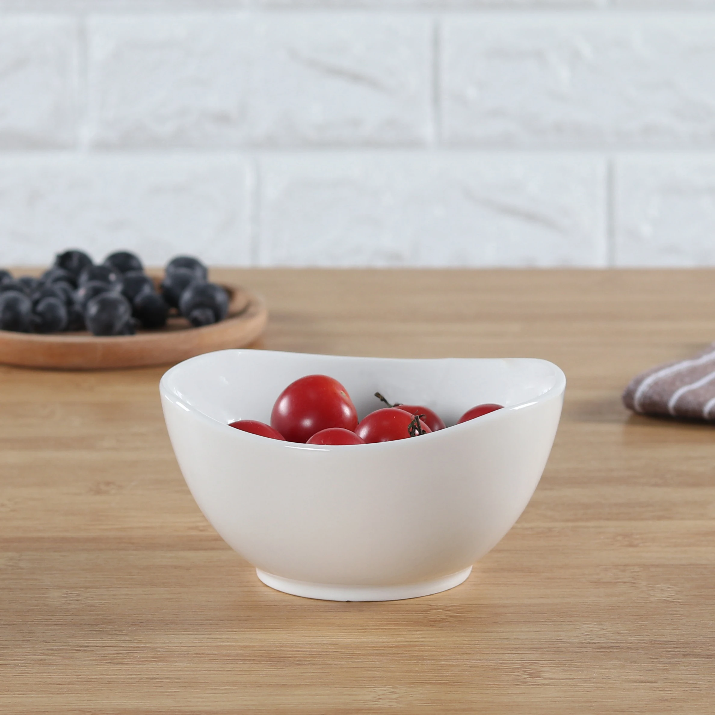 Фарфоровые сервировочные миски 20 унций для хлопьев фруктов салатов и десертов