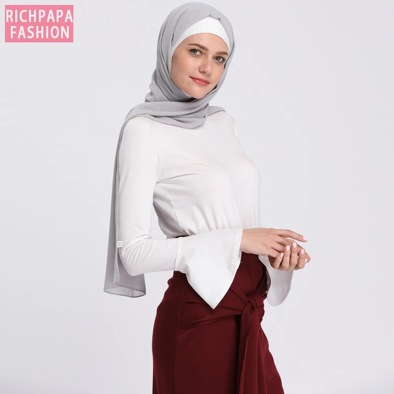 Abaya Турция ислам арабский мусульманский Топ с длинным рукавом Женский Саудовский